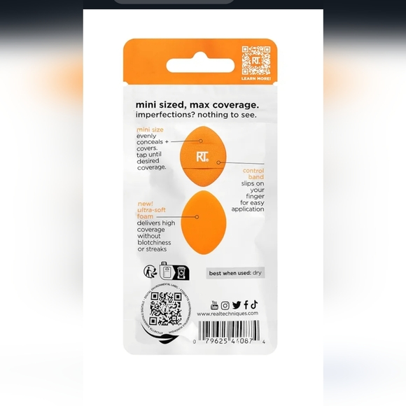 Real techniques Concealer Puffs - NEW - Picture 8 of 11